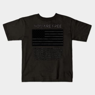 You Are Free Kids T-Shirt